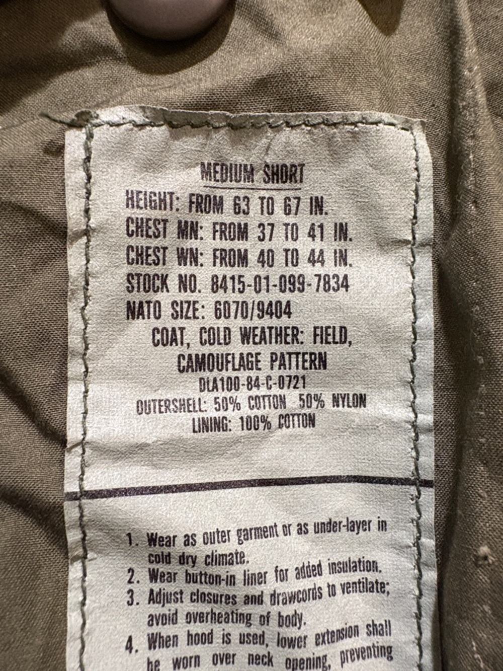 Classic Woodland Camo Field Jacket - Green/Brown - Picture 5 of 5